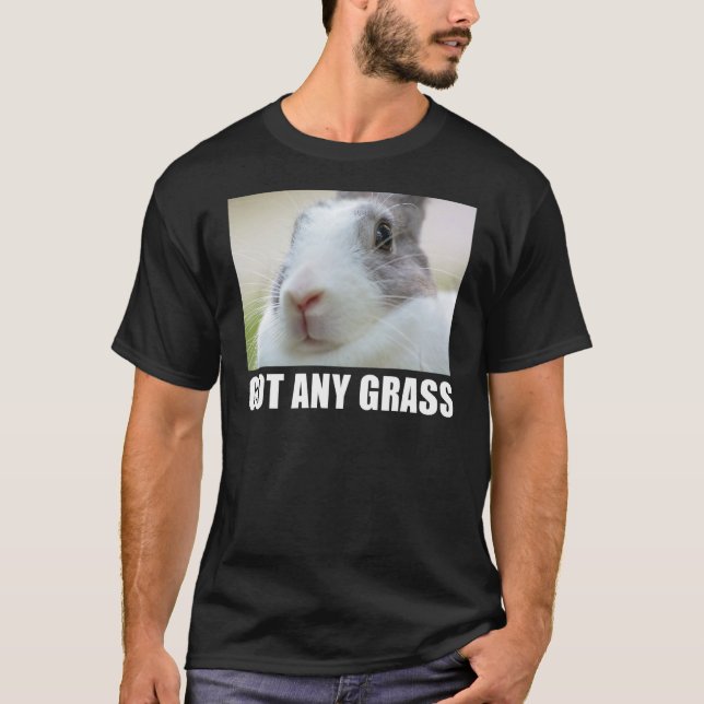 Camiseta O Bunny Kids Tem Um Rabo De Grama (Frente)