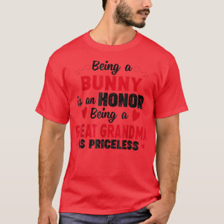 Camiseta O Bunny Ser Uma Vovó É Legal, Não Uma Gra Personal