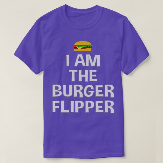 Camiseta O Burger Flipper Funny Cook Gift (Frente do Design)