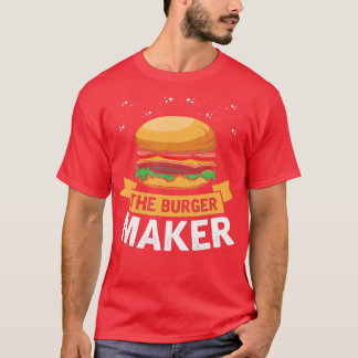 Camiseta O Burger Maker Barbecue Cheeseburger Fast Comida D