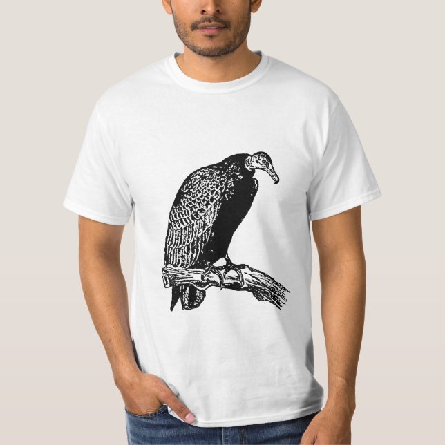 Camiseta O Buzzard desagradável - um Tshirt perfeito do (Frente)