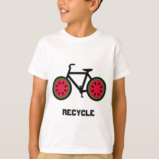 Camiseta O bycycle do reciclar caçoa o tshirt