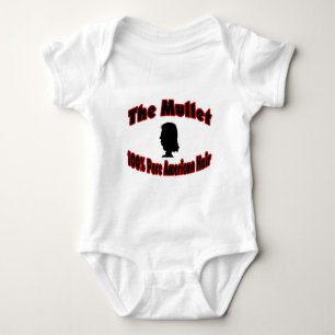 Camiseta O cabelo americano puro do salmonete 100%