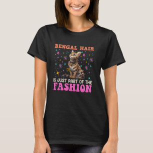 Camiseta O CABELO BENGAL É APENAS PARTE DO Gato Engraçado d