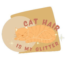 Camiseta O Cabelo De Gato Engraçado É A Minha Imagem De Gli