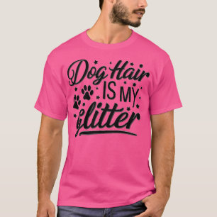 Camiseta O cabelo do cão é a minha relva