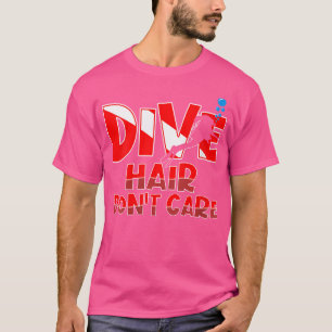 Camiseta O Cabelo Não Se Importa Com As Mulheres Piada Engr