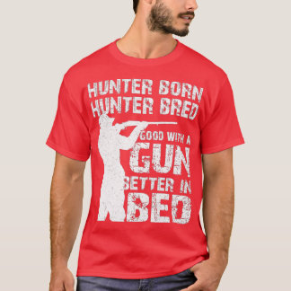 Camiseta O caçador de Nasceres se portou bem com uma arma m
