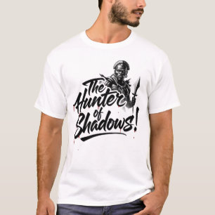 Camiseta O_Caçador_de_Sombras_Justiça_Sombria!