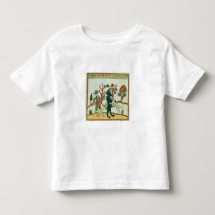 Camiseta O caçador e o varrão, russo, tarde 18o centur