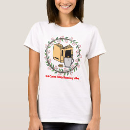Camiseta O cacau é a minha vibração de leitura