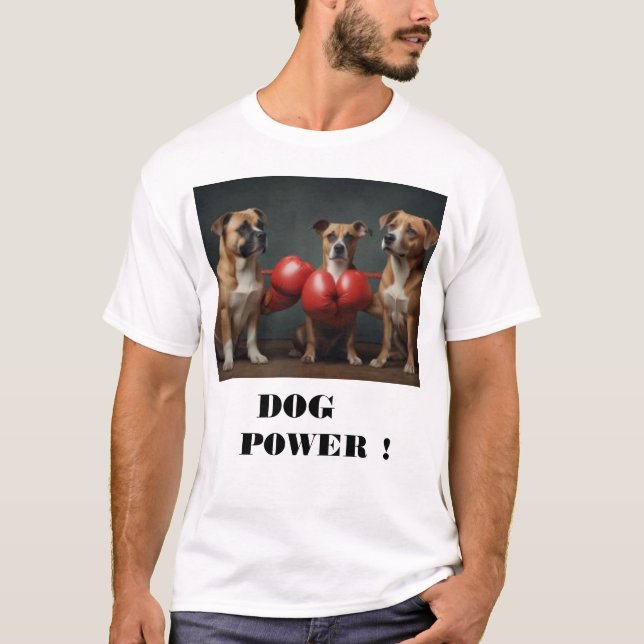 CAMISETA O CACHORRO ADORA SONHO! (Frente)