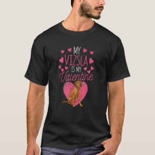 Camiseta O Cachorro Dia de os namorados Húngaro No Meu Vizs