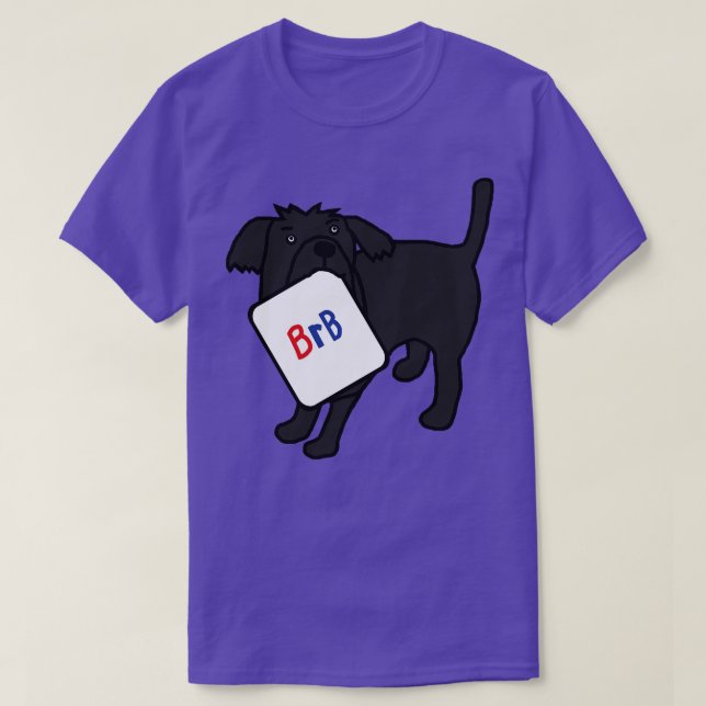 Camiseta O Cachorro do BRB diz que ele voltará (Frente do Design)