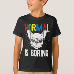 Camiseta O Cachorro do Cachorro Francês é um Autismo Chato