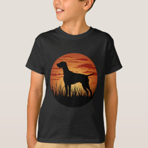 Camiseta O Cachorro Do Ponteiro De Caça Se Silenciou Contra