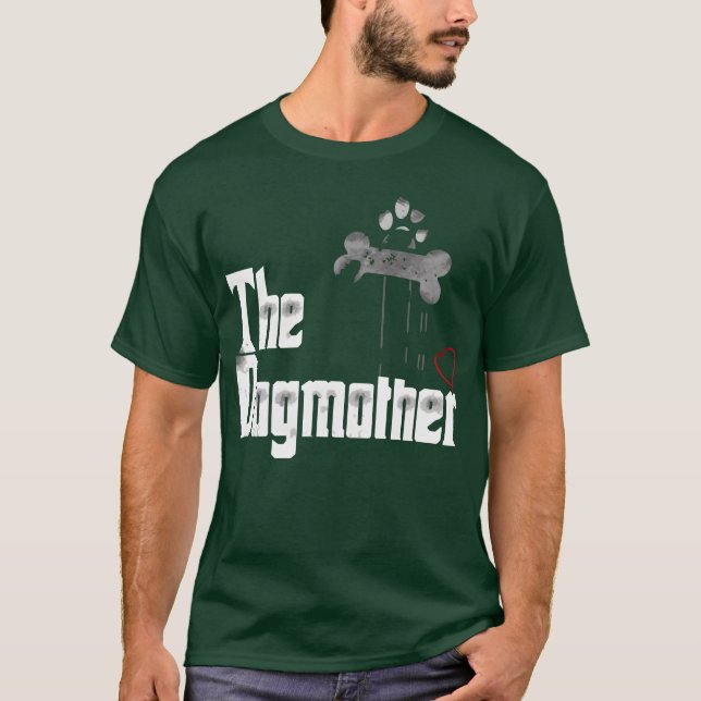 Camiseta O Cachorro Engraçado Mãe Mãe Proprietária (Frente)