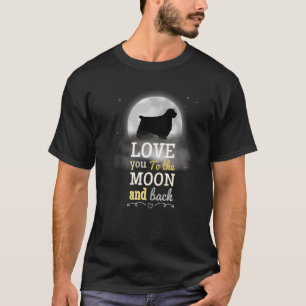 Camiseta O Cachorro Espanhol Mais Desajeitado Adora A Lua