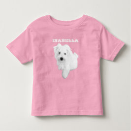 Camiseta O Cachorro Maltês Mais Pupido