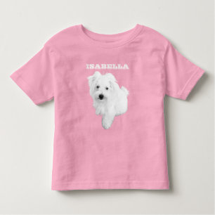 Camiseta O Cachorro Maltês Mais Pupido