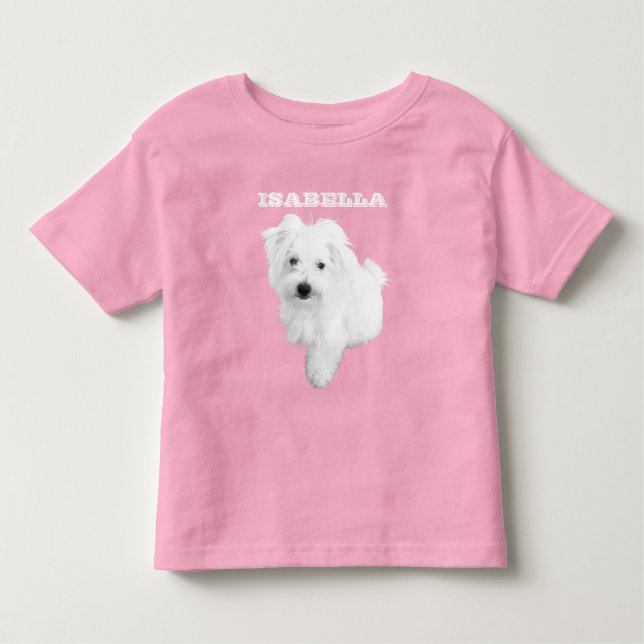Camiseta O Cachorro Maltês Mais Pupido (Frente)