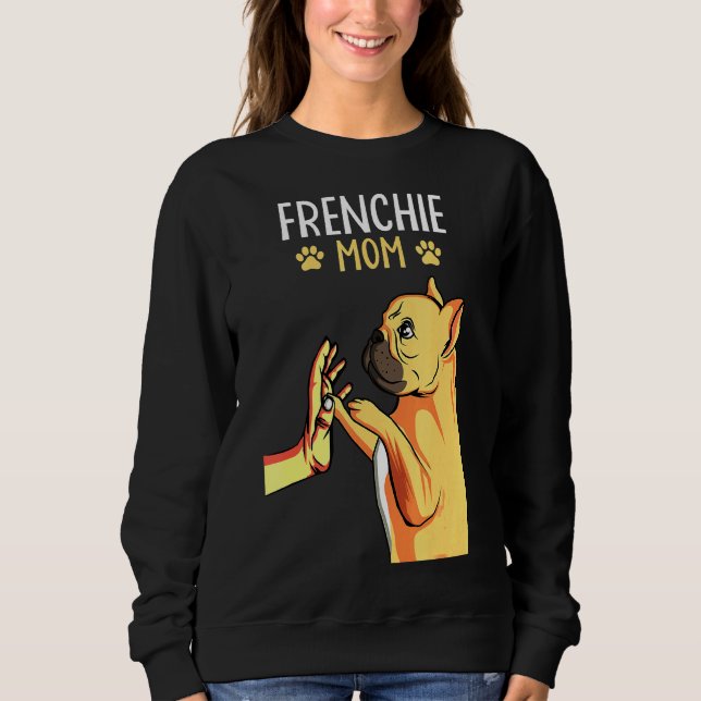 Camiseta O Cachorro-Mama Francês Mulheres (Frente)