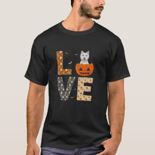 Camiseta O Cachorro Ocupa Rapazes Meninas Dia de as Bruxas