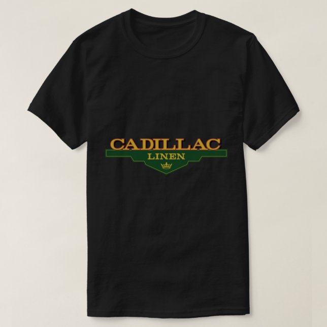 Camiseta O Cadillac irlandês Linen (Frente do Design)