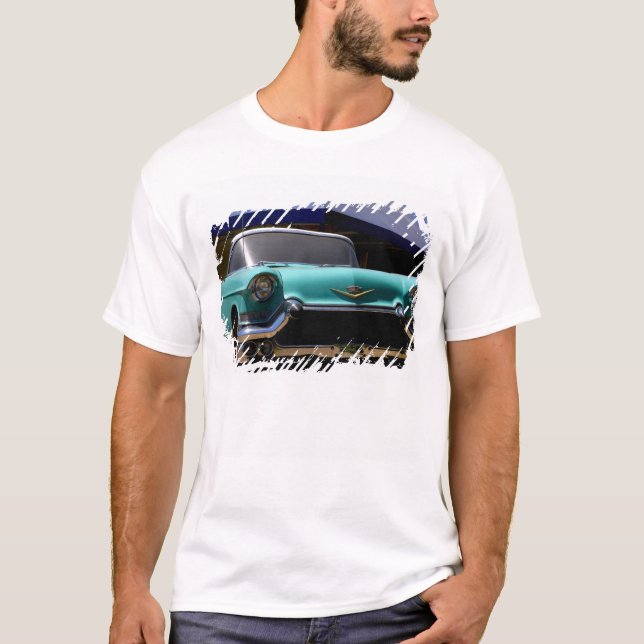 Camiseta O Cadillac Verde de Elvis Presley convertível em (Frente)