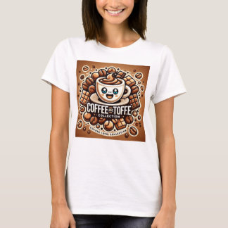 CAMISETA O CAFÉ ADORA O LOGOTIPO EXCLUSIVO TOFFEE