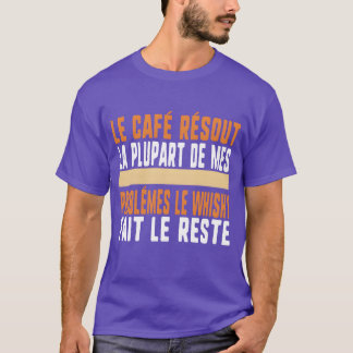 Camiseta O café resolve a maioria dos meus problemas, amigo