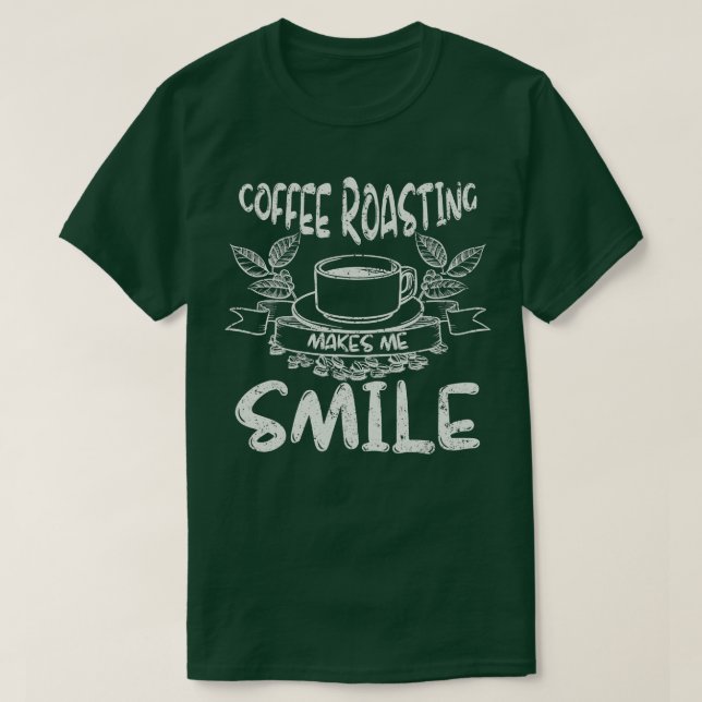 Camiseta O Café Torna-Me Sorriso O Café Dotado De Páscoa (Frente do Design)