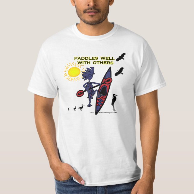 Camiseta O caiaque rema bem com outro II (Frente)