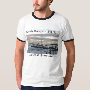 Camiseta O cais de Manny do karaoke 'camisa de 50 homens
