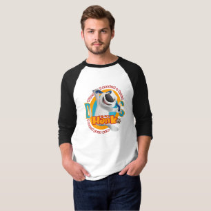 Camiseta O calor da pata Men 3/4 Capa Raglan