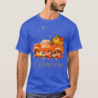 Camiseta O Caminhão de Pumpkin Fall Cai Fora