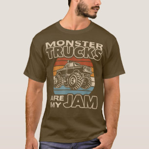 Camiseta O Caminhão Monstro Vintage É O Meu Emperramento Re