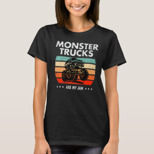 Camiseta O Caminhão Monstro Vintage É O Meu Pão Retro Sunse