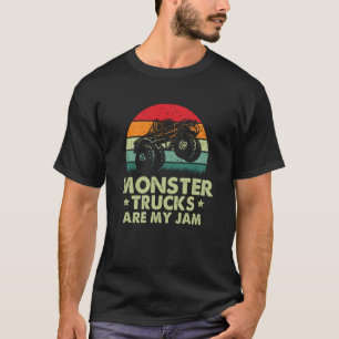 Camiseta O Caminhão Monstro Vintage É O Meu Pão Retro Sunse