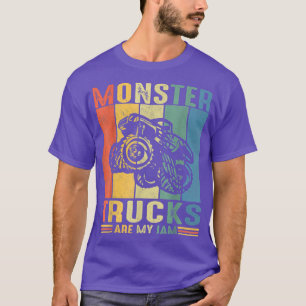 Camiseta O Caminhão Monstro Vintage É O Meu Pão Retro Sunse