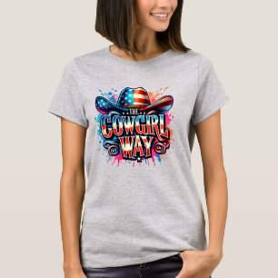 Camiseta O Caminho da Cowgirl Ocidental