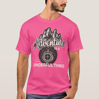 Camiseta O Caminho De Montanha Para O Exterior É Uma Onda