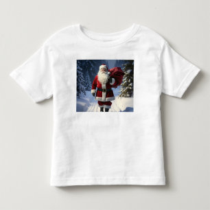 Camiseta O Caminho de Papai Noel pelas Pinhas de Inverno