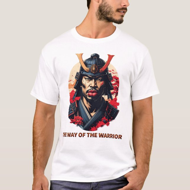 Camiseta O Caminho do Guerreiro – Espírito Samurai (Frente)
