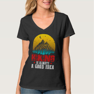 Camiseta O Caminho É Sempre Uma Boa Ideia De Acampamento Ao