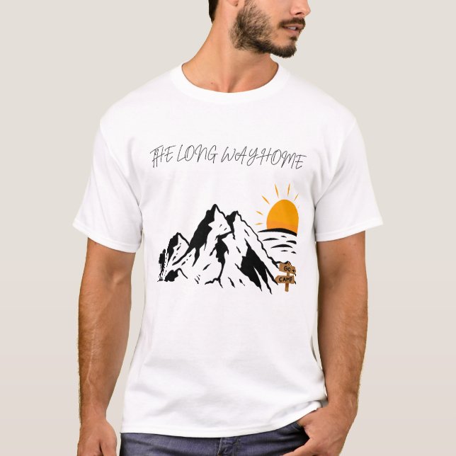 Camiseta O Caminho Mais Longo para Casa (Frente)