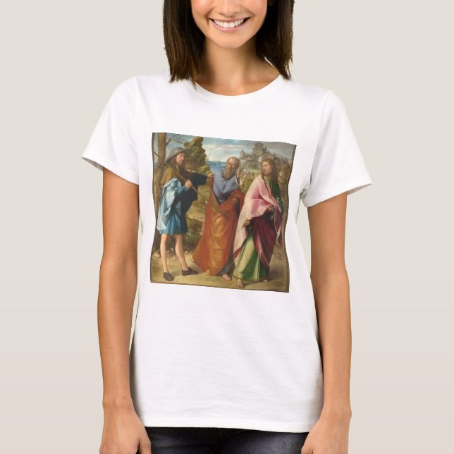 Camiseta O Caminho Para Emaús Com Jesus (Frente)