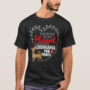 Camiseta O Caminho Para O Meu Coração Está Pavado Com Ch