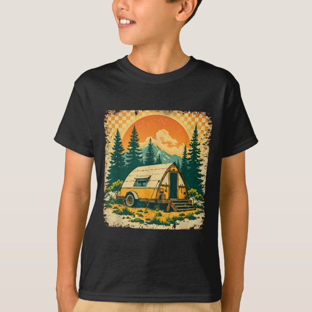 Camiseta O camping é minha terapia  (Frente)
