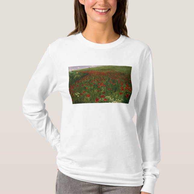 Camiseta O campo da papoila, 1896 (Frente)